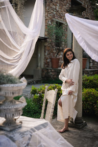 The Madrid Pure Linen Dress