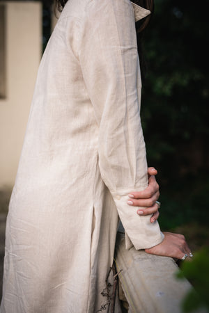 The Madrid Pure Linen Dress