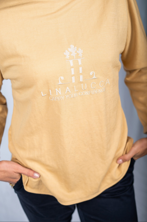 Madrid Twill Sweater Blouse – Butter Yellow